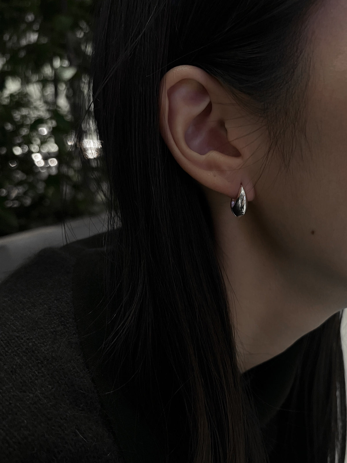 BELL ONE TOUCH EARRINGS L [SILVER]