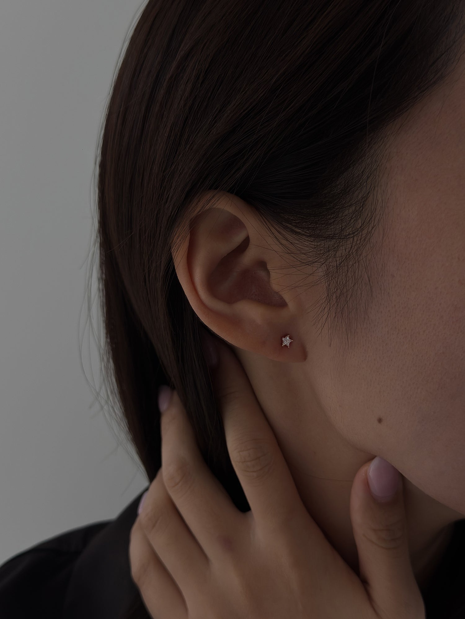14K ETOILE EARRINGS [GOLD]