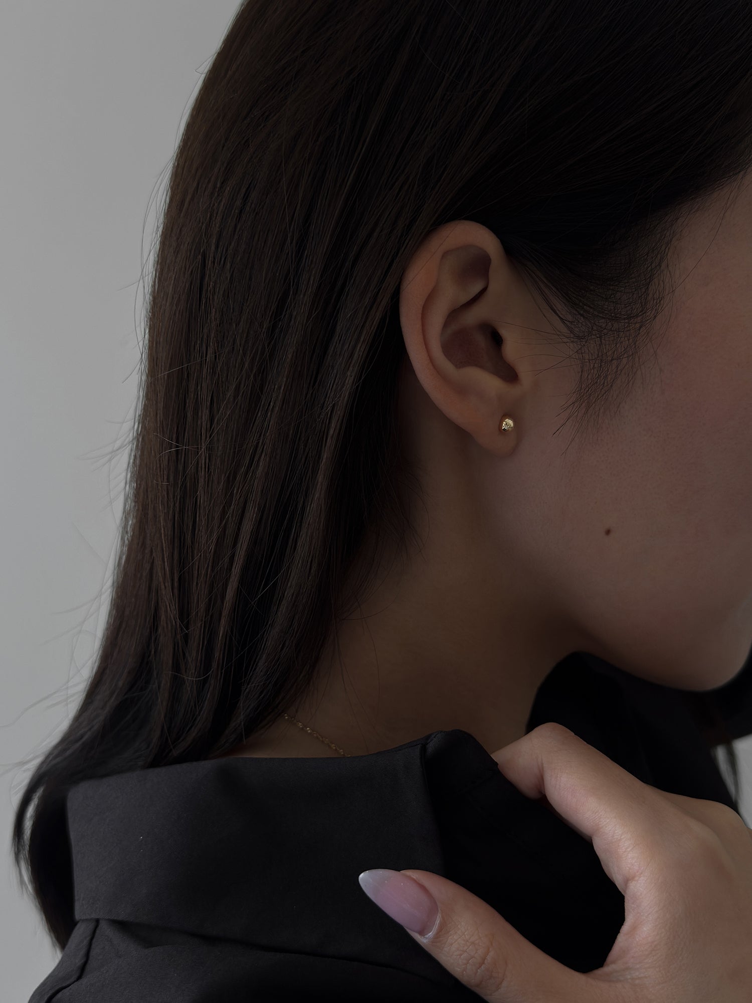 14K BASIC BALL EARRINGS