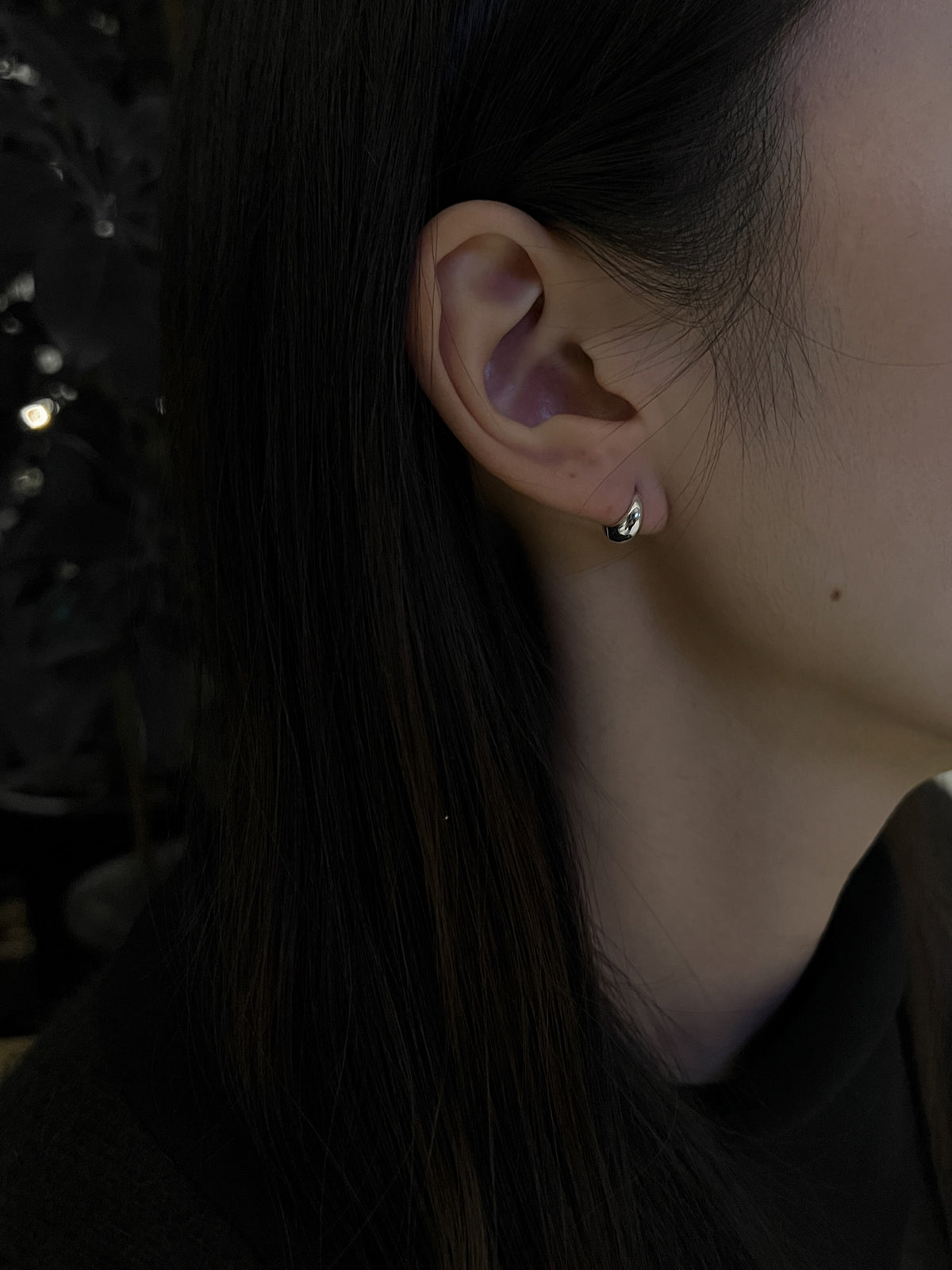 BELL ONE TOUCH EARRINGS M [SILVER]