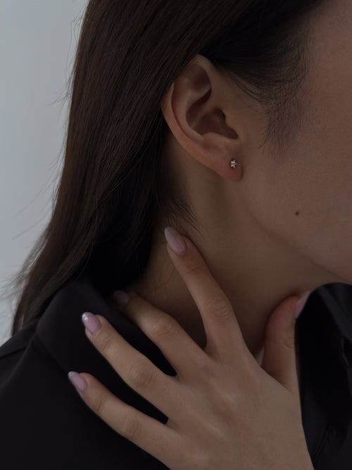 14K STAR EARRINGS
