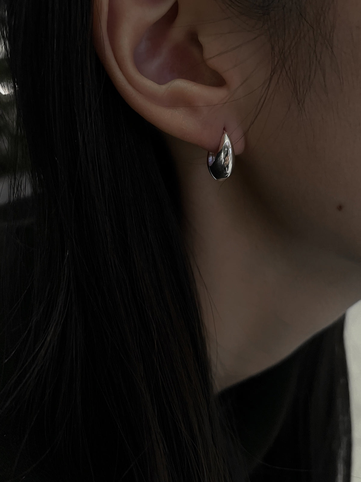 BELL ONE TOUCH EARRINGS L [SILVER]
