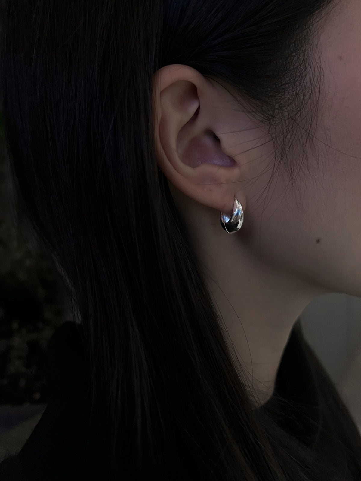 BELL ONE TOUCH EARRINGS L [SILVER]