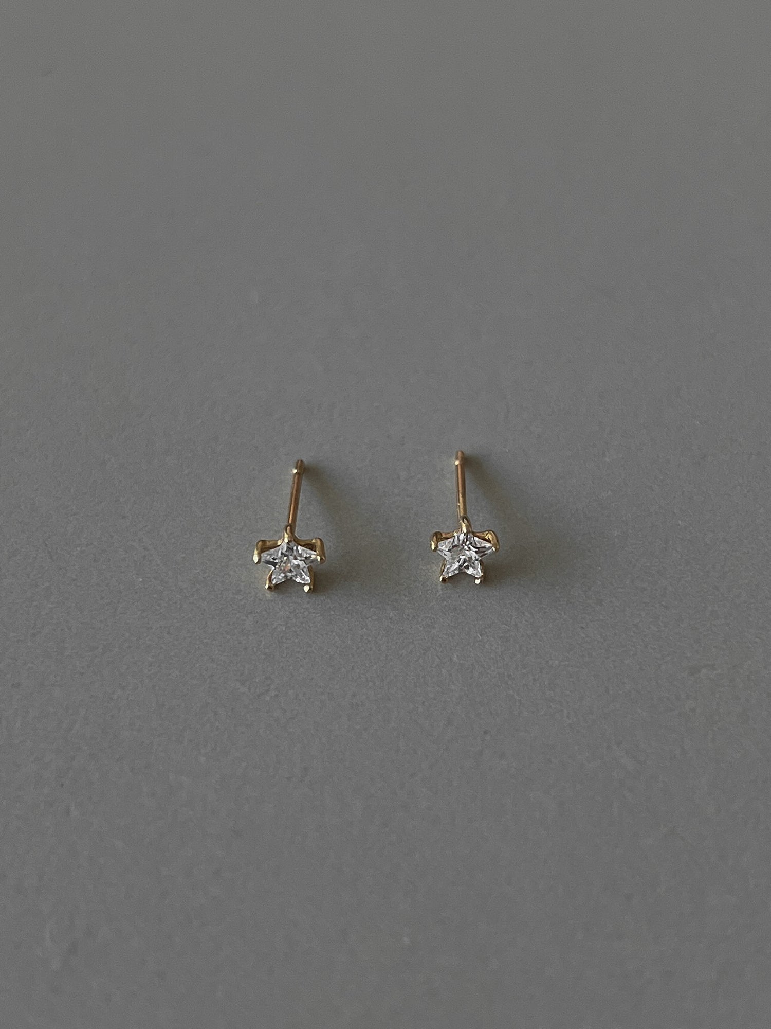 14K STAR EARRINGS