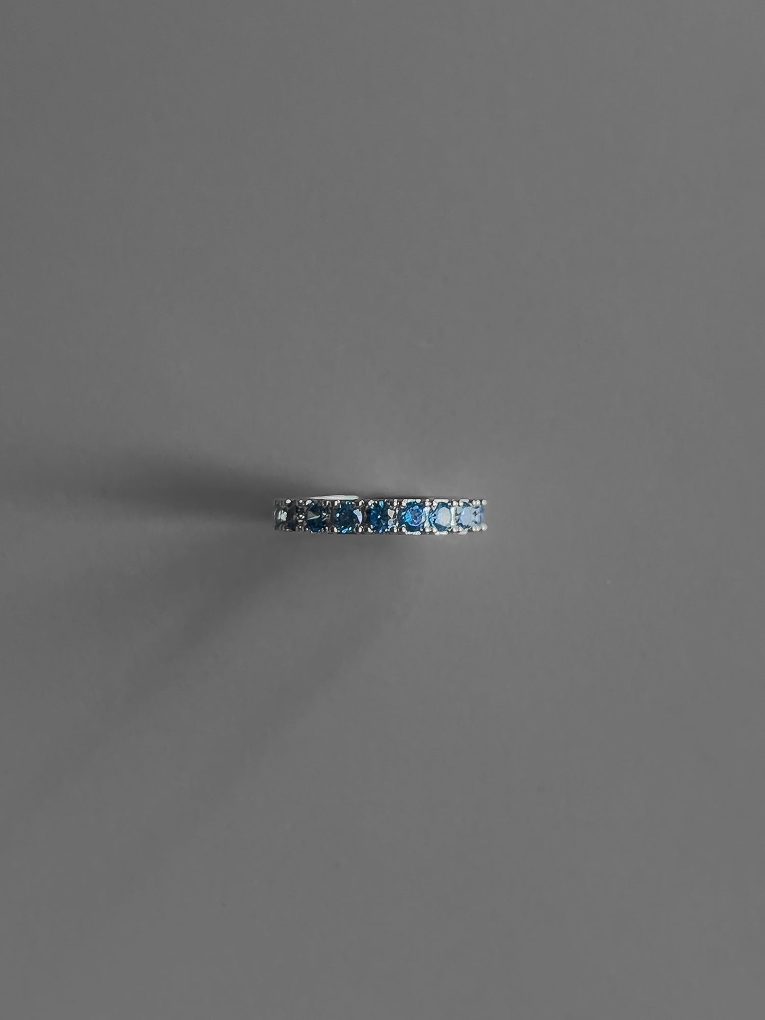 BOLD PAVE RING [AQUA]