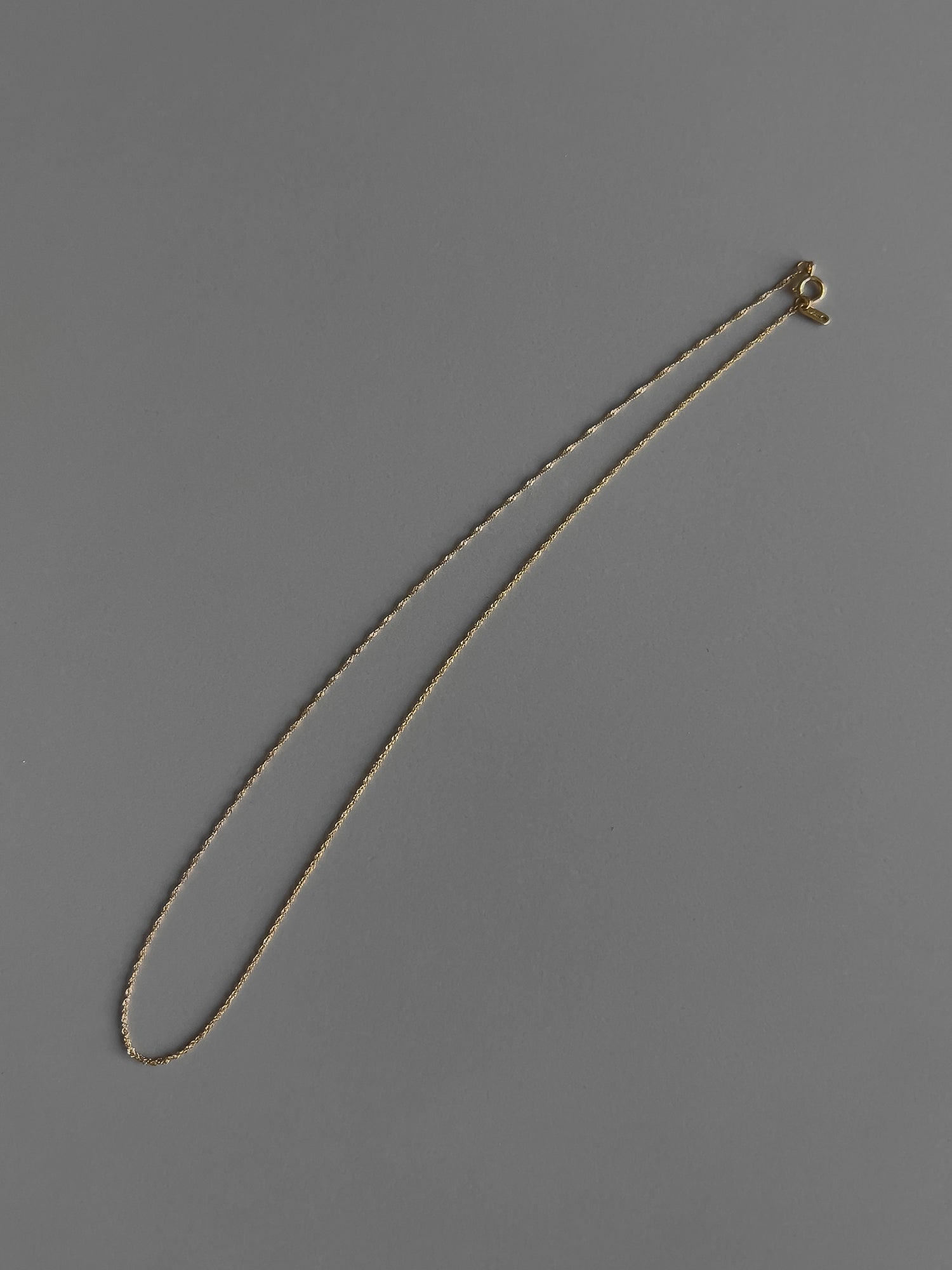 TWIST CHAIN NECKLACE [GOLD]