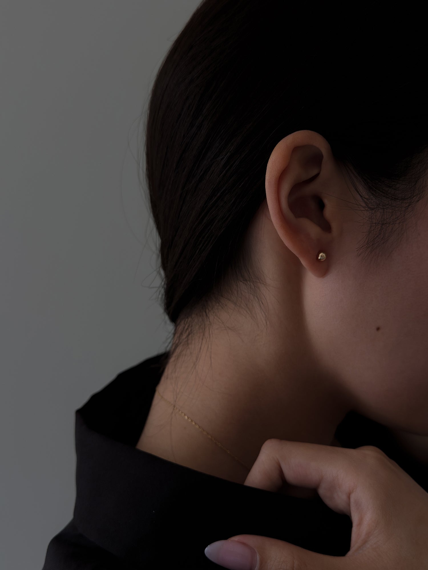 14K BASIC BALL EARRINGS