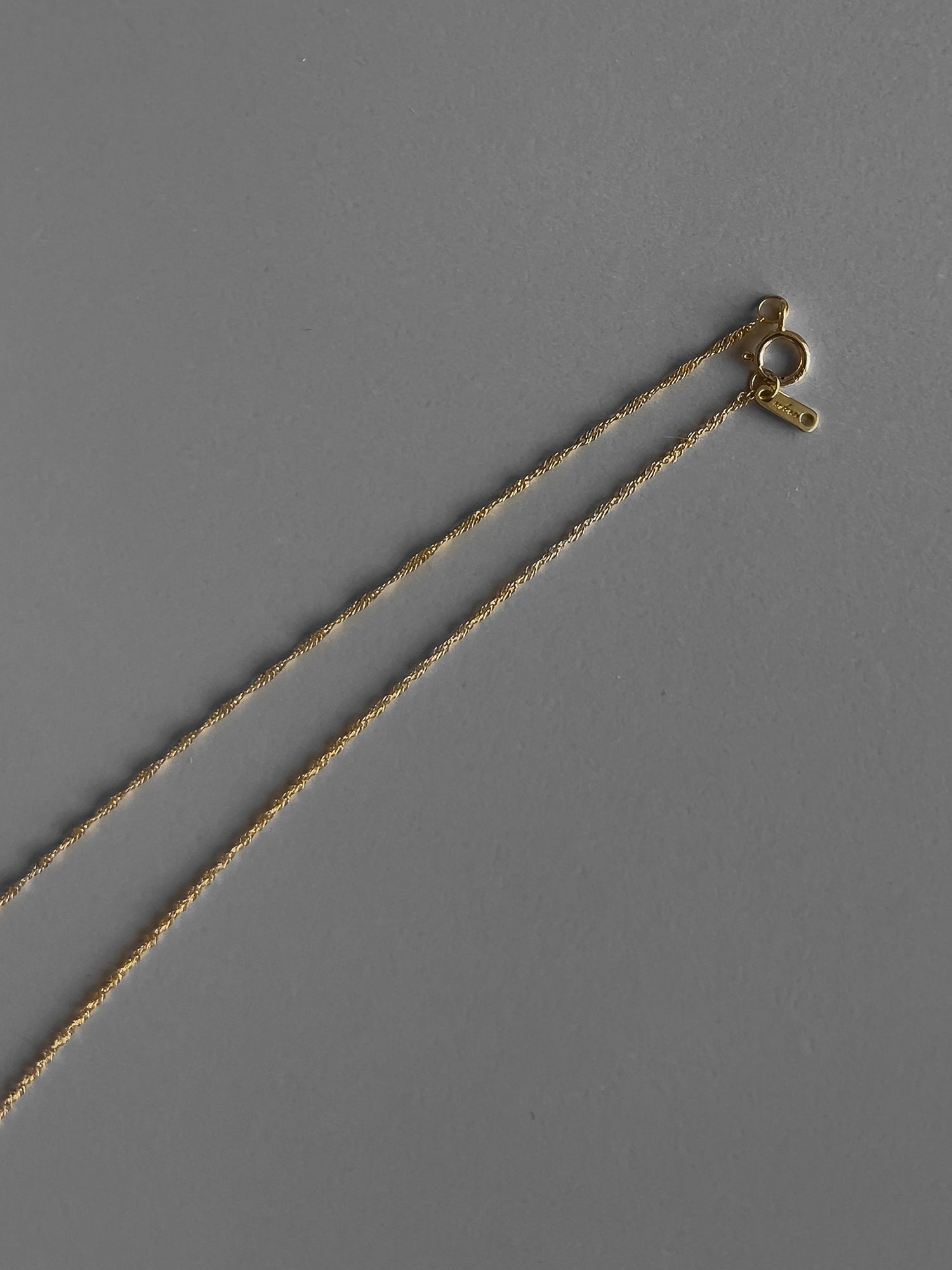 TWIST CHAIN NECKLACE [GOLD]