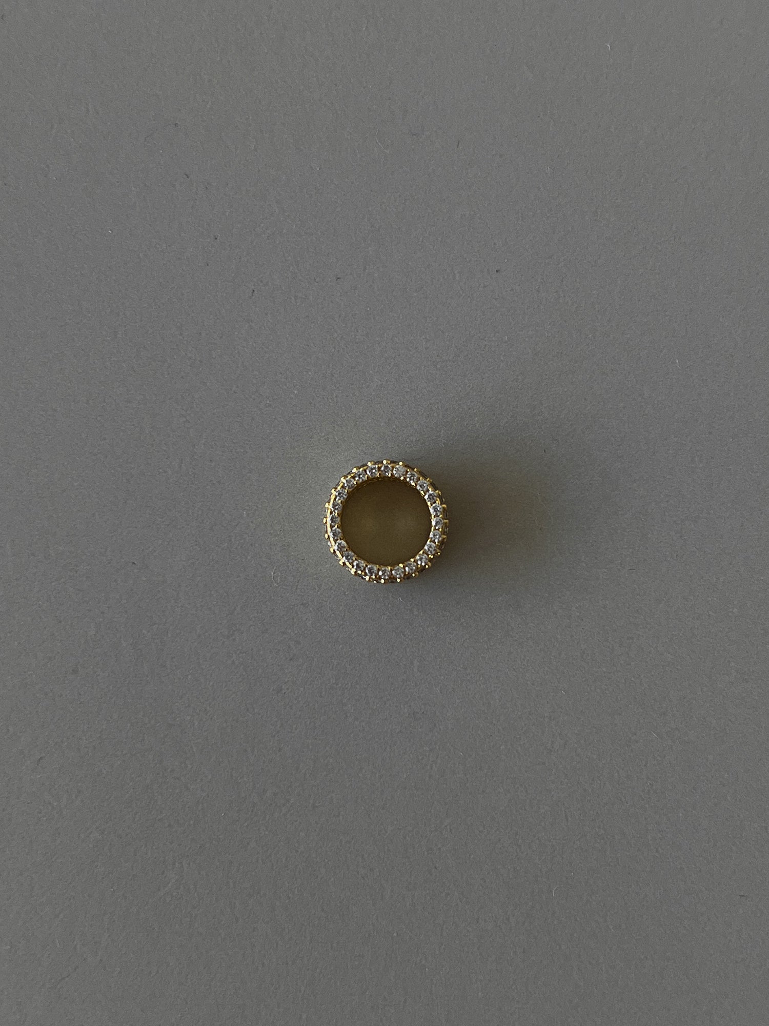 4-ROW PAVE PENDANT [GOLD]