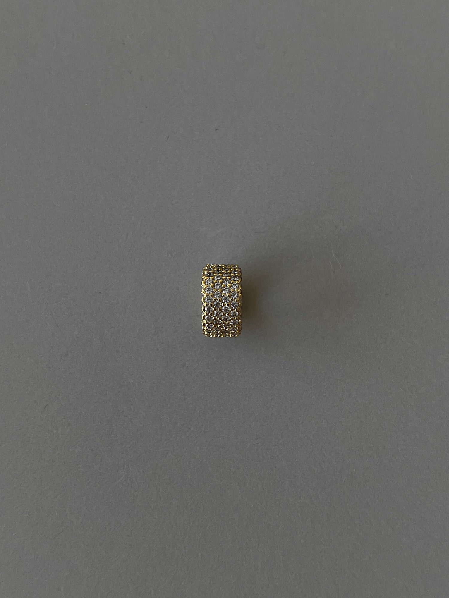 4-ROW PAVE PENDANT [GOLD]