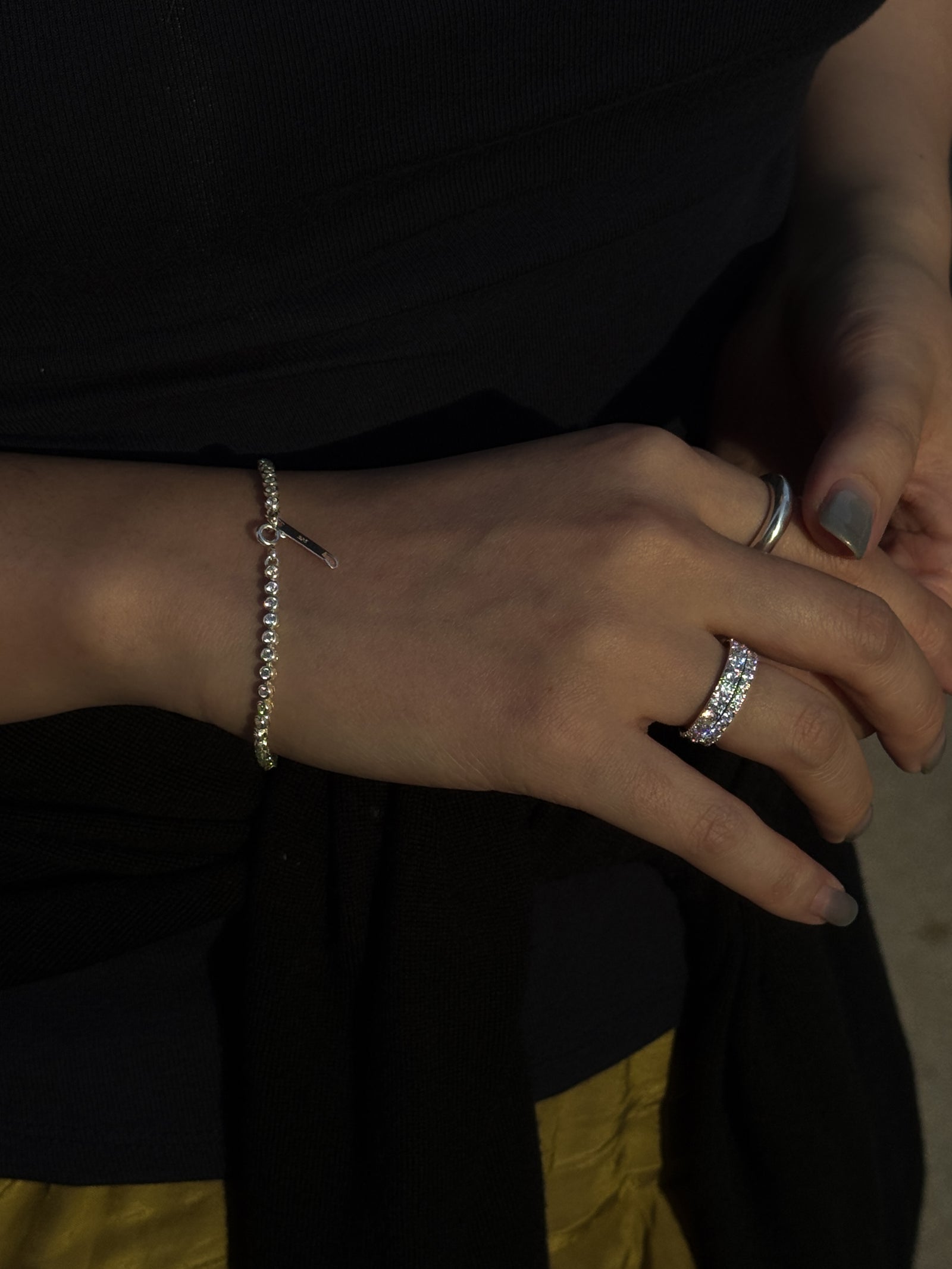 LUNELLE TENNIS BRACELET [SILVER]