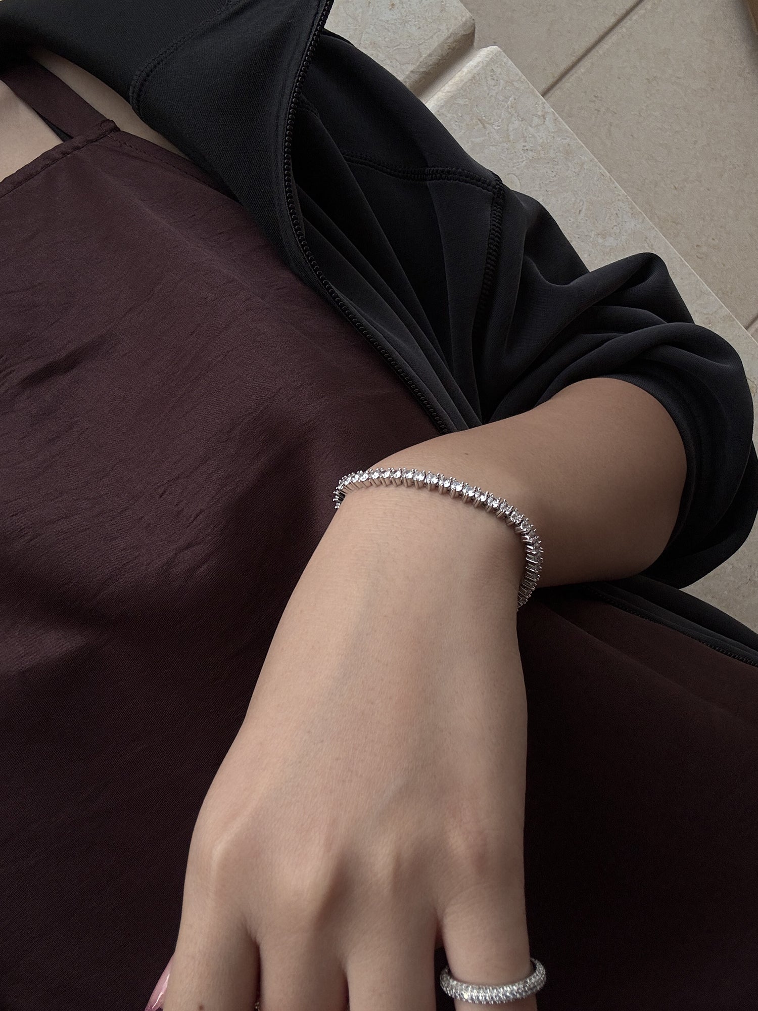 CLASSIC TENNIS BRACELET [SILVER]