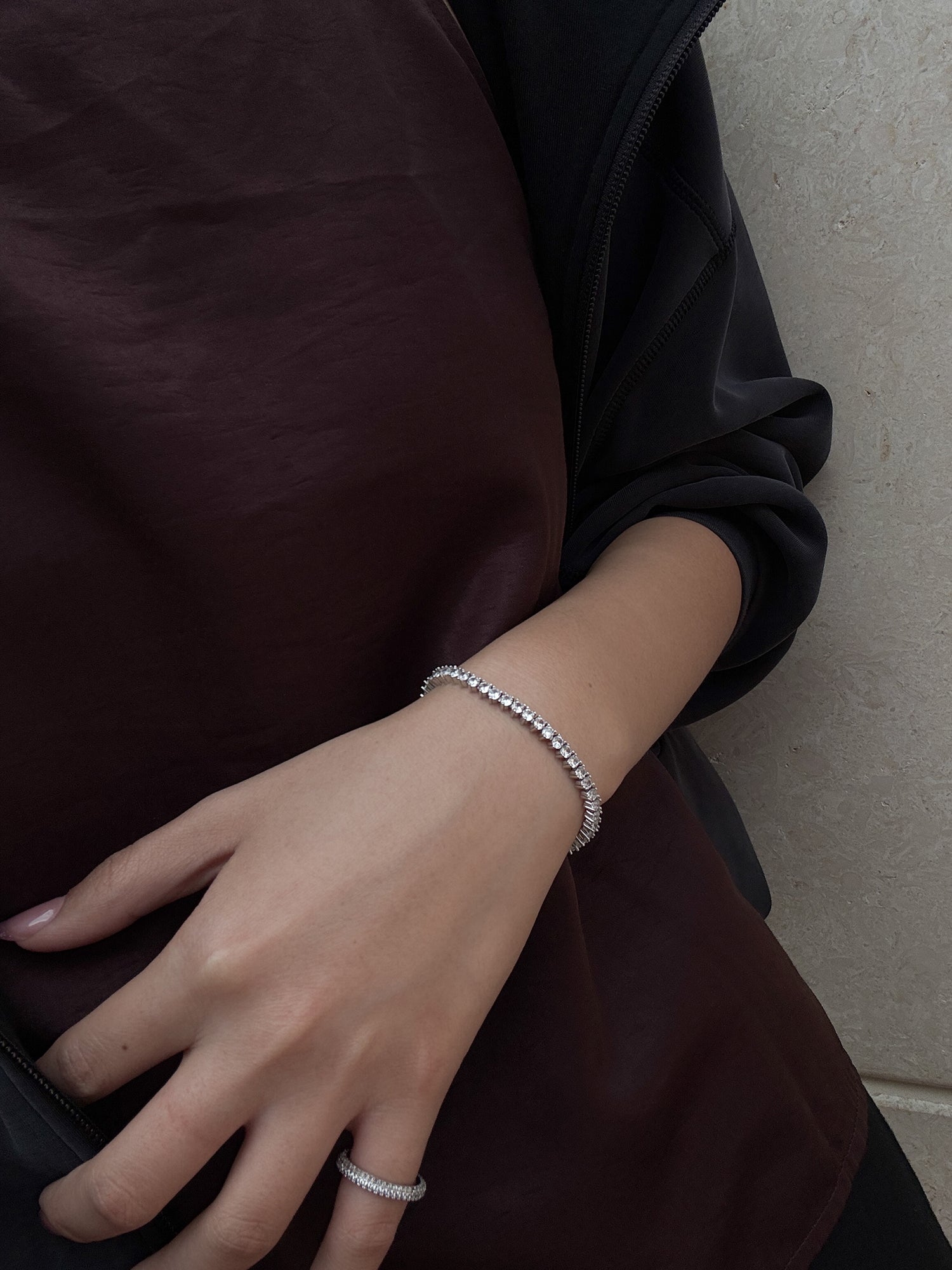 CLASSIC TENNIS BRACELET [SILVER]