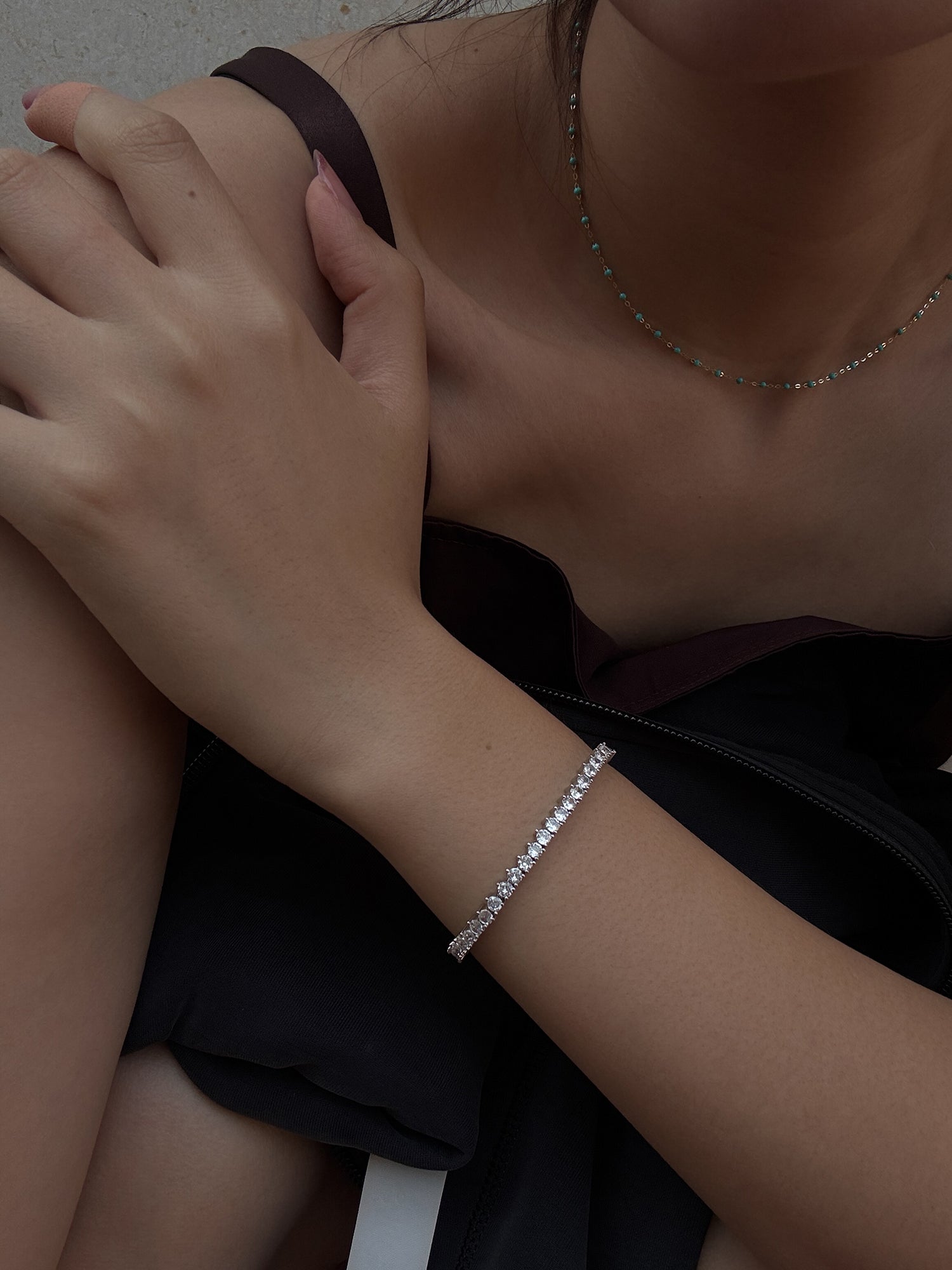 CLASSIC TENNIS BRACELET [SILVER]