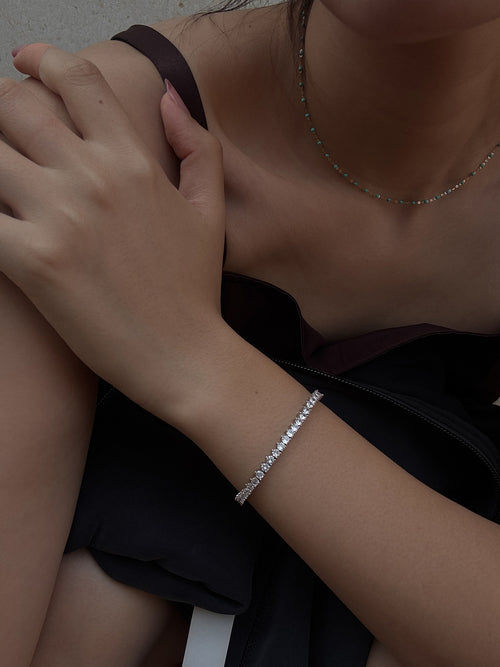 CLASSIC TENNIS BRACELET [SILVER]