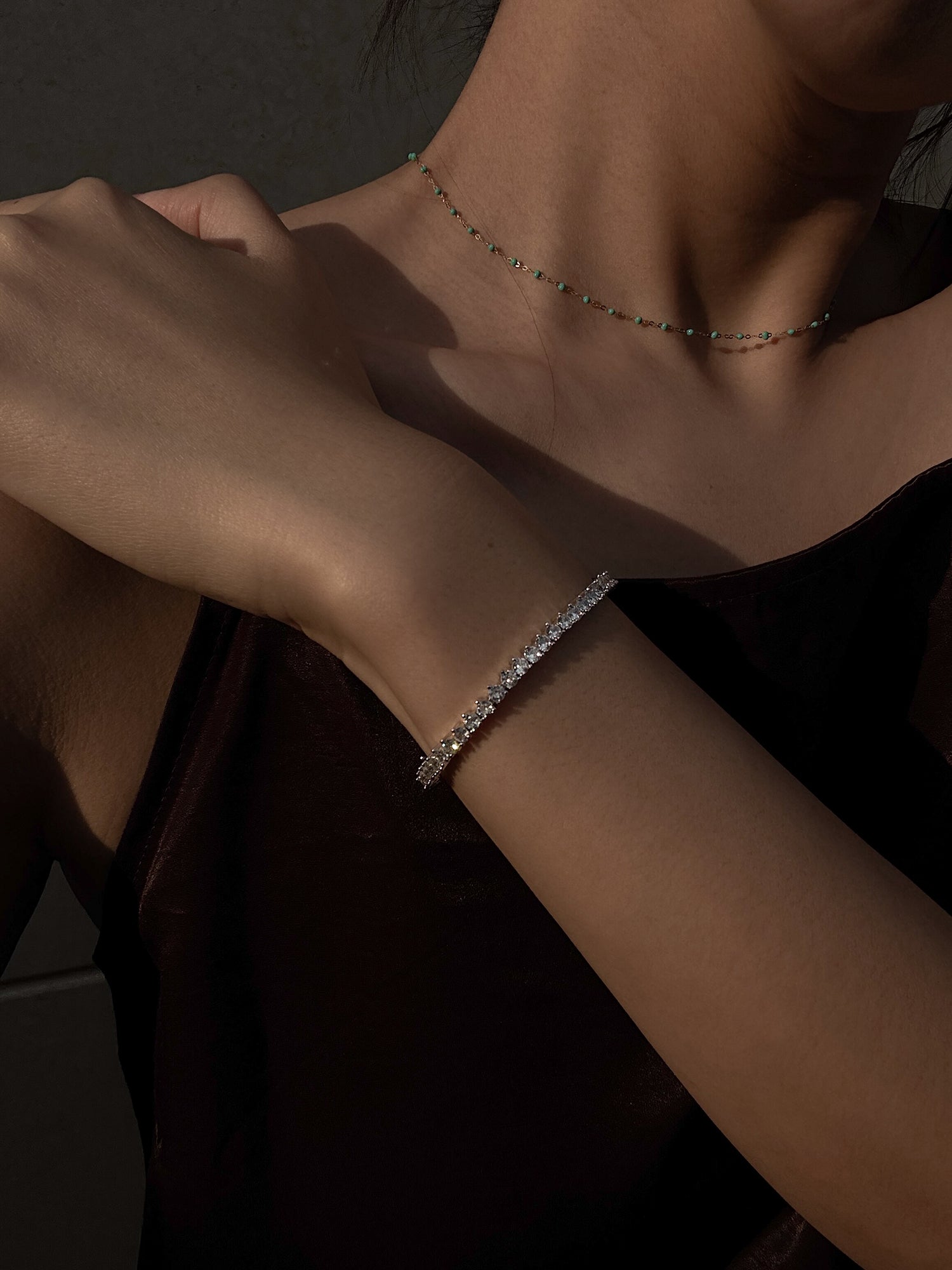 CLASSIC TENNIS BRACELET [SILVER]