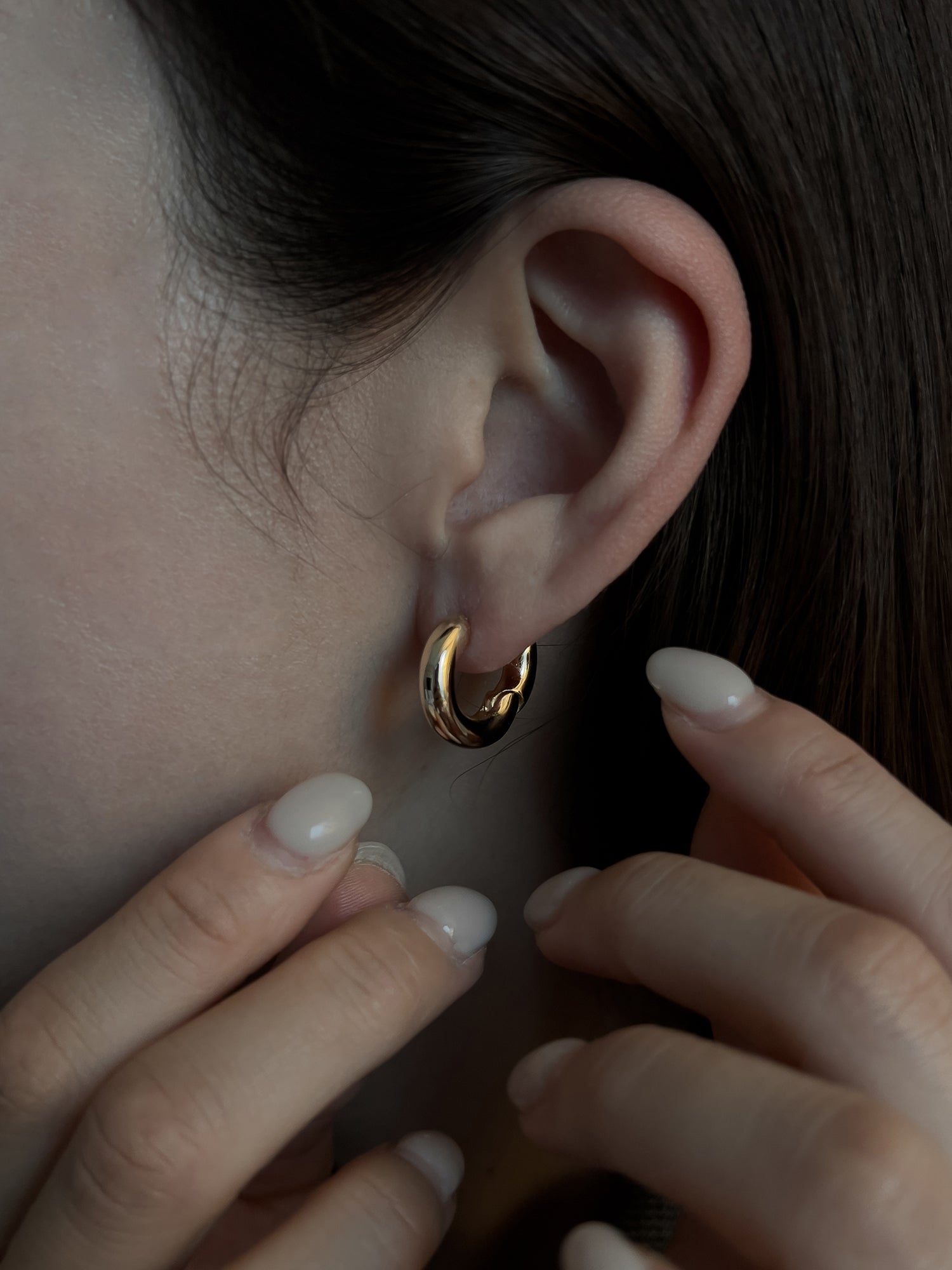 TOCA ONE TOUCH EARRINGS (BEIGE GOLD)