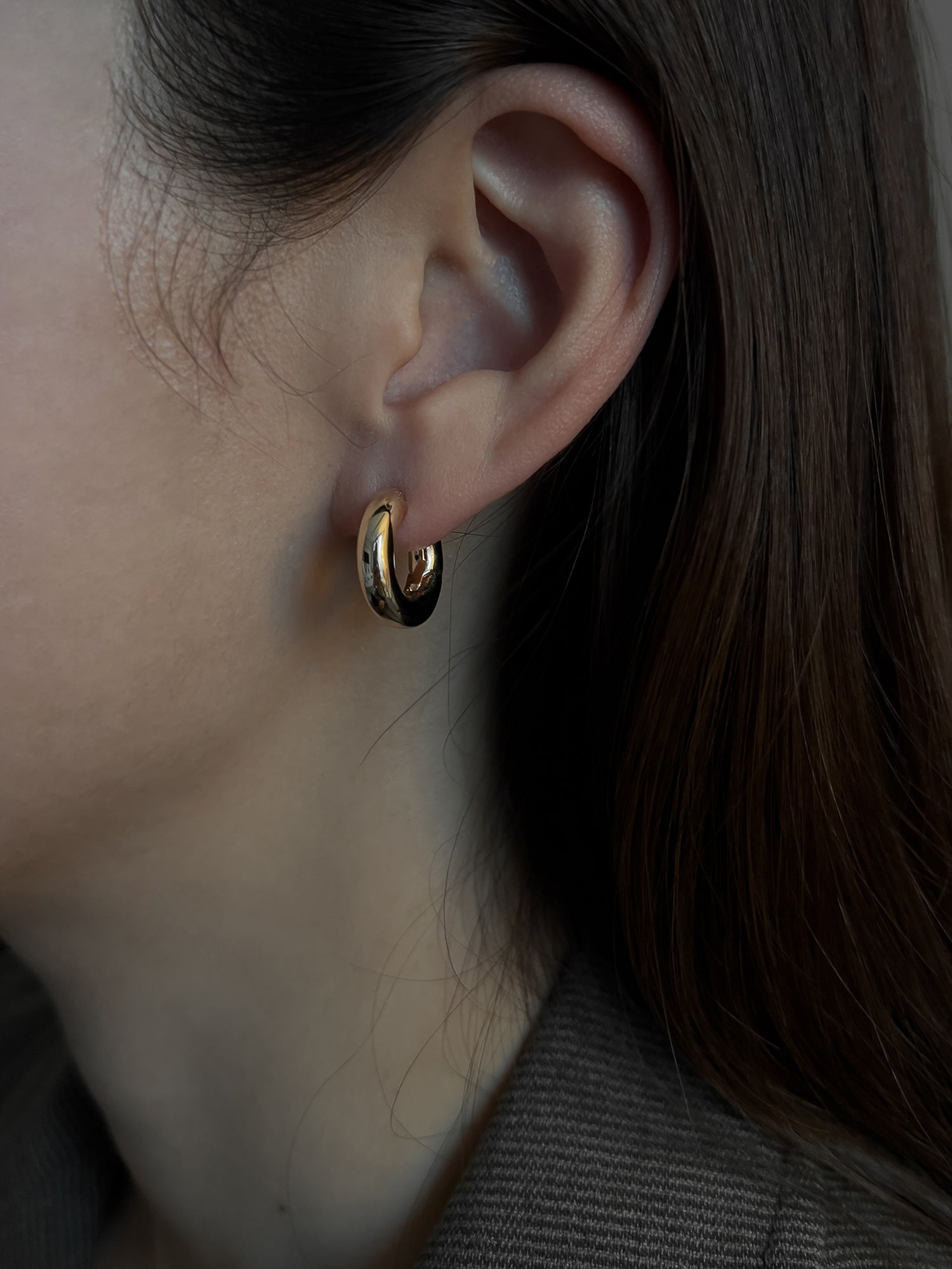 TOCA ONE TOUCH EARRINGS (BEIGE GOLD)