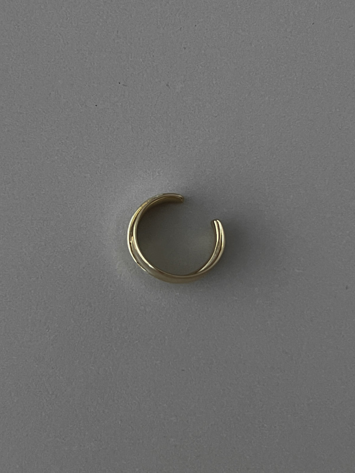 STERLING ARC OPEN RING [BEIGE GOLD]
