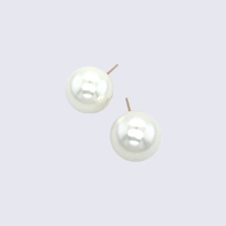14k 10mm Classic Pearl Earrings